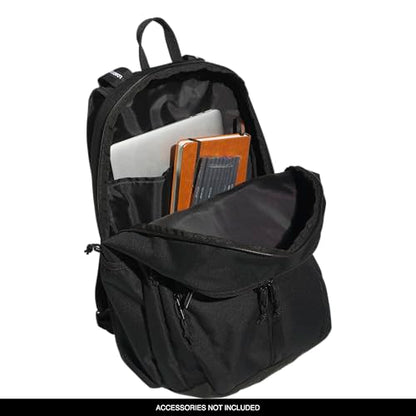 adidas Prime 7 Backpack for Laptop, School and Travel, 37L - color: Black/White/2