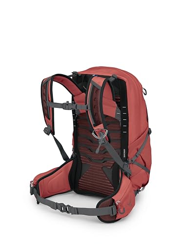 Osprey Tempest 22L Women's Lightweight Hiking Backpack - Small Daypack for Travel & Camping, Red Pampas/Coal Grey - color: Red Pampas/Coal Grey, size: 22L - Standard Fit