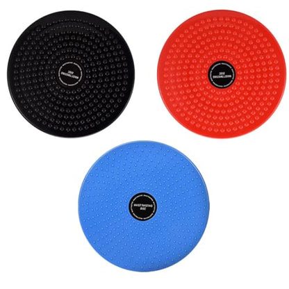 Twist Board for Exercise 9.6 Inch Large Non-slip Safety Wobble Board Waist Twisting Disc for Women Men Slimming and Strengthening Abdominal & Stomach Exercise Equipment At Home, Waist Twisting Disc