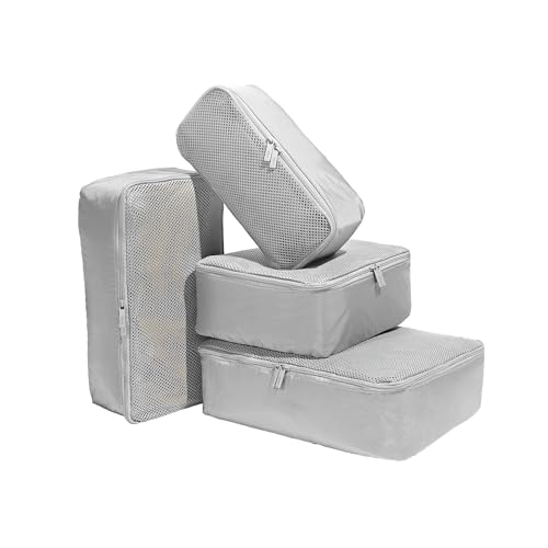 Away Insider Packing Cubes Set of 4 – Lightweight Travel Organizers for Luggage, Suitcases & Carry-On Bags, Cloud Gray - color: Cloud Gray