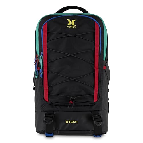 Commuter Travel Backpack - color: Black/Primary Multi