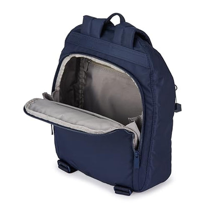 Hedgren VOGUE LARGE Backpack - RFID Protection, Rear Zip Lock, Padded Pocket, Water-Repellent, 8.03L – Navy - color: Total Eclipse Navy