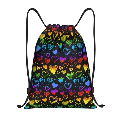 Rainbow Pride LGBT Drawstring Backpack Bag Sport Gym Dance Beach Travel Sackpack for Women Men - color: Lgbt_ddd00645