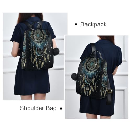 ALAZA Mandala Dreamcatcher Moon Trips Hiking Camping Rucksack Pack for Women - color: multicolor 2