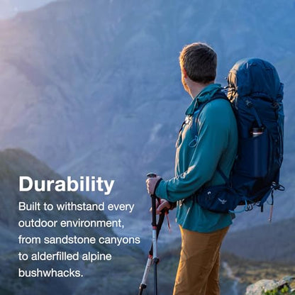 Osprey Kestrel 38L Men's Backpacking Backpack, Bonsai Green, L/XL - color: Bonsai Green, size: Large-X-Large