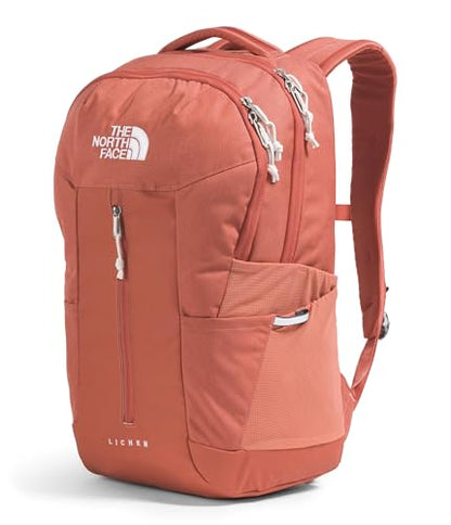 The North Face Lichen Daypack - Everyday Commuter Backpack, Laptop Sleeve, Water Bottle Pockets, Center Front Pouch, Mars Dust Dark Heather/Mars Dust, One Size - color: Mars Dust Dark Heather/Mars Dust