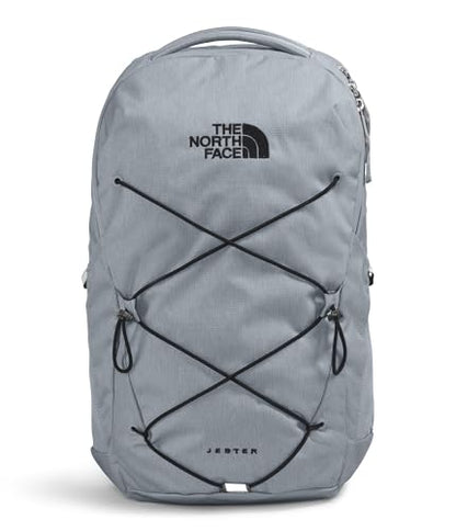 The North Face Jester Everyday Laptop Backpack - Commuter Daypack, Water Repellent, Laptop Sleeve, Mid Grey Dark Heather/TNF Black-NPF, One Size - color: Mid Grey Dark Heather/Tnf Black-npf