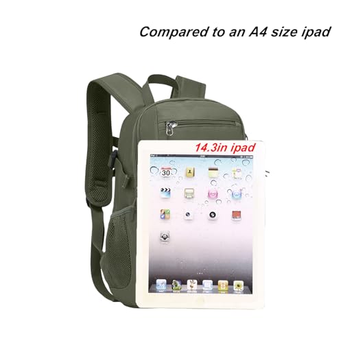 ArcEnCiel 10L/20L Mini X-Small Tactical Backpack MOLLE Daypack Gear Pack Camping Bag with Patch - color: Grey&green, size: 10L