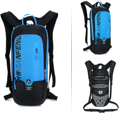 WINDCHASER Cycling Backpack, 10L Bicycle Backpack Waterproof Breathable Bag for Outdoor Travel Hiking Climbing Biking Running Skiing (Blue) - color: Blue