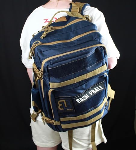 Bash Athletics 45L Tactical Gym Backpack - color: Navy