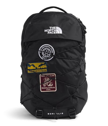 The North Face Borealis Commuter Laptop Backpack - Water Repellent, Laptop Sleeve, Large Main Compartment, TNF Black U Borealis Patch/TNF White, One Size - color: Tnf Black U Borealis Patch/Tnf White