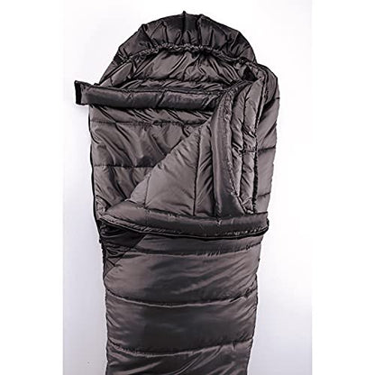 Coleman North Rim 0°F Sleeping Bag, Cold-Weather Mummy Sleep Sack with No-Snag Zipper & Adjustable Hood for Warmth & Ventilation, Camping Sleeping Bag - style: Contains Pfas