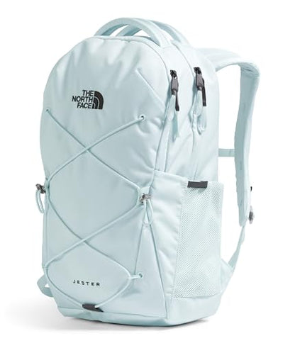 The North Face Women's Jester Everyday Laptop Backpack - Commuter Travel Bag, Laptop Sleeve, Water-Repellent, Ice Blue/TNF Black, One Size - color: Ice Blue/Tnf Black