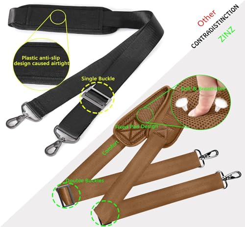 ZINZ Shoulder Strap 58" with Thick Fixed Pad - color: Khaki