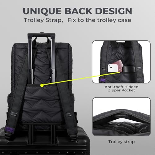 Puffer Backpack Daily Lightweight 17 Inch Laptop Carry-on