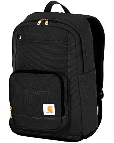 Carhartt Legacy Classic Work Backpack with Padded Laptop Sleeve, Black - color: Black