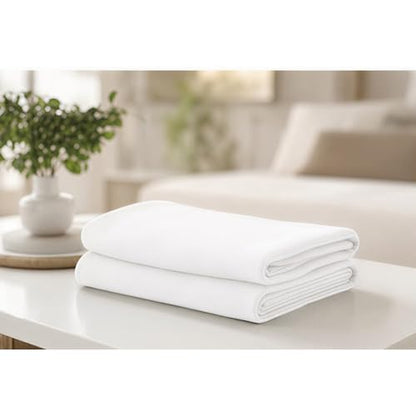 Ultra Absorbent Microfiber Towel Quick Dry Sweat Cloth for Gym Workout and Running - color: White