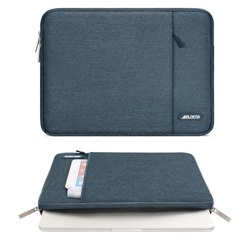 MOSISO Laptop Case 13 inch, Laptop Sleeve Compatible with MacBook Neo/Air/Pro 13 inch with A18/M5/M4/M3/M2/M1 Chip 2026-2016, Polyester Vertical Computer Sleeve Bag with Pocket, Haze Blue - color: Haze Blue, size: 13 inch