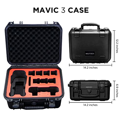 VCUTECH Mavic 3 Case Compatible with DJI Mavic 3 Accessories - style: Hardcase
