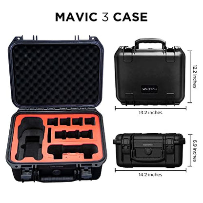 VCUTECH Mavic 3 Case Compatible with DJI Mavic 3 Accessories - style: Hardcase