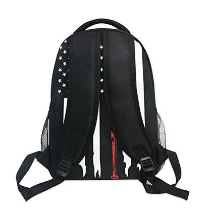 Miaoquhe America Flag Baseball Backpack for Boys Girls School Teenages, Casual School Bookbag Travel Laptop Daypack,Shoulder bags for Travel Hiking Camping - color: Baseball