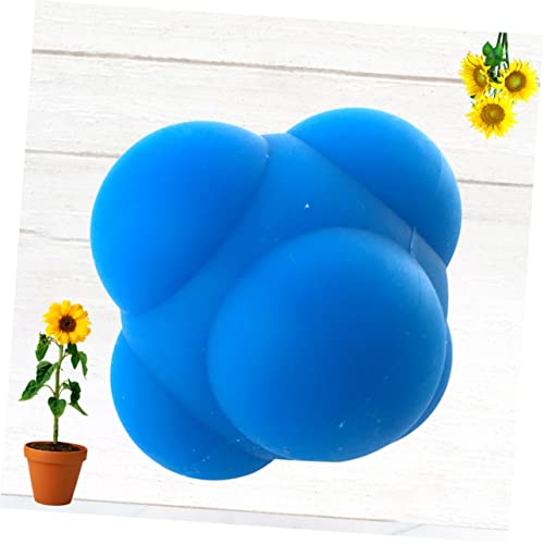 WOONEKY 1pc Hexagonal Silicone Reaction for Agility Training Bouncing for Reflexes and Coordination for Athletes and Rehabilitation Fun Exercise Tool for Men and Women