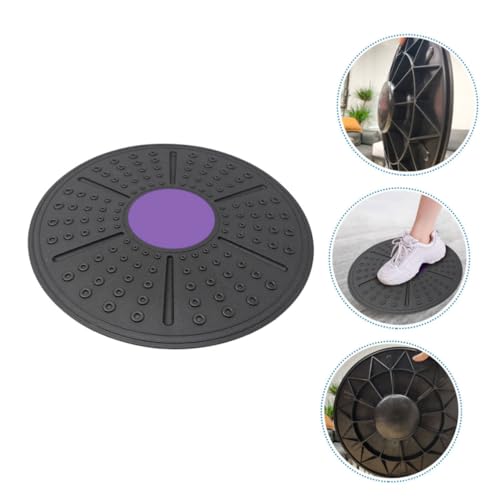Abaodam Equilibrium Sense Training Board for Balance Exercise Durable PP Fitness Accessory Non Slip Massage Balance Plate for Physical Therapy and Coordination Training Purple
