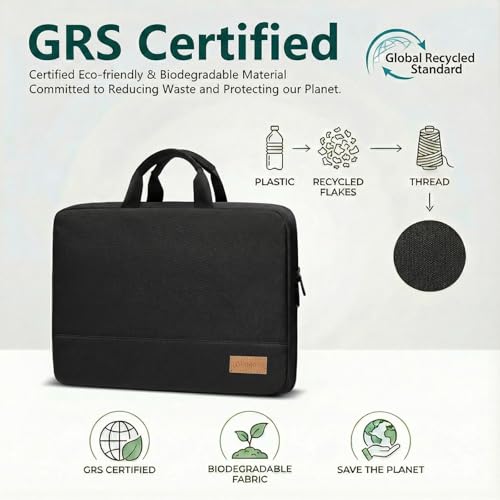 bagasin Laptop Sleeve Case 13 13.3 inch for MacBook Air M2/M1 2022-2018, MacBook Pro 2022-2016 M2 M1, 12.9 iPad Pro 6-3 Gen, Water Resistent Laptop Bag - color: Black, size: 13-13.3