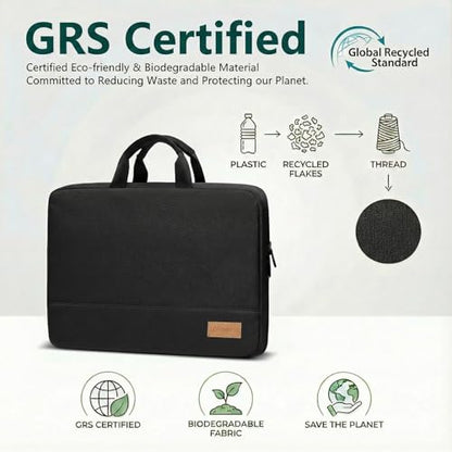 bagasin Laptop Sleeve Case, 15 15.6 16 inch TSA Laptop Sleeve Water Resistant with 4-Layer Protection, Computer Carrying Bag Compatible with MacBook, HP, Dell, Lenovo, Asus Notebook - color: Black, size: 15-16