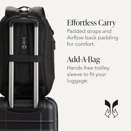 SwissGear Hybrid 30L Travel Backpack, Fits 15 inch Laptop, Men's and Women's, Black - color: Black, size: 30L
