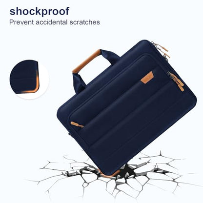 MOSISO Laptop Bag for Men, Computer Bags - color: Navy Blue