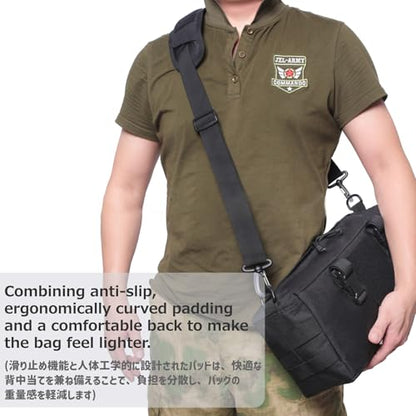 Azarxis Wide Replacement Shoulder Strap Adjustable Crossbody Canvas Webbing for Messenger Bag Laptop Computer Bag - color: #1 - Green