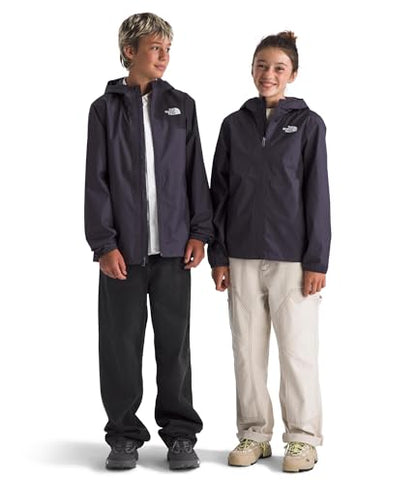 THE NORTH FACE Kids' Zipline Rain Jacket | Breathable Waterproof Rain Coat, Elastic Cuffs, Zip Pockets, Water Repellent - color: Endless Dusk, size: Small