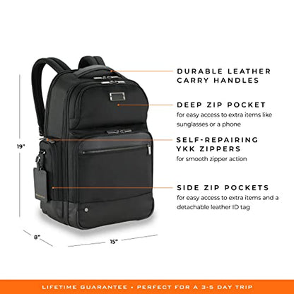 Briggs & Riley @Work Large Cargo Backpack, Black - color: Black, size: Large Cargo Backpack 1.0