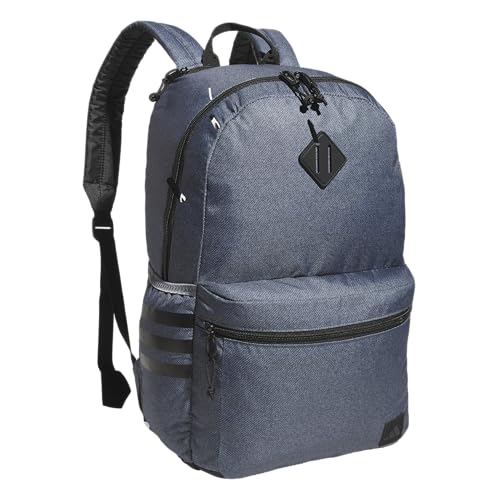 adidas Classic 3-Stripe Backpack for Laptop, School and Travel, 28L - color: Twill Onix Grey/Black