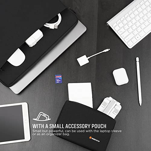 NIDOO 15 Inch Laptop Sleeve Water-Resistant Carrying Case for 15" Surface Book 3 2 Laptop 3/16" MacBook Pro M4 M3 2024 / ThinkPad Z16 / 15.6" Lenovo Yoga 7i / Dell XPS 15 / HP EliteBook 450 - color: Black, size: 15/16 inch MacBook Pro