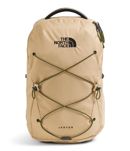 The North Face Jester Everyday Laptop Backpack - Commuter Daypack, Water Repellent, Laptop Sleeve, Khaki Stone/Forest Olive, One Size - color: Khaki Stone/Forest Olive