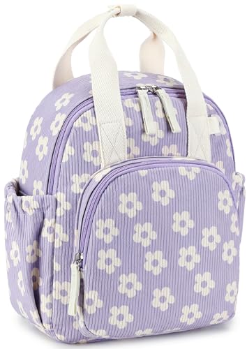 Bluboon Toddler Backpack for Girls Boys 2-4 Cute 12" Preschool Kindergarten Backpacks Kids Daycare Bags School Travel (Flower-purple, Age 2-4 (12" H not Fit A4 Folder)) - color: Flower-purple, size: Age 2-4 (12" H not Fit A4 Folder)