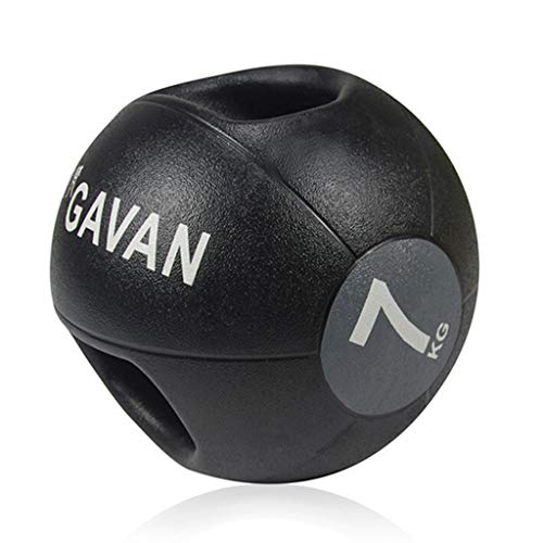 Professional Double Handle Grip Medicine Ball - for Weights Training MMA Boxing Exercise Fitness, 5KG-10KG - size: 7kg