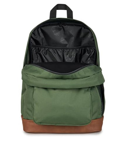 JanSport Cool Backpack with 15-inch Laptop Sleeve, Large Computer Bag Rucksack with 2 Compartments, Ergonomic Straps, Cargo Green - color: Cargo Green