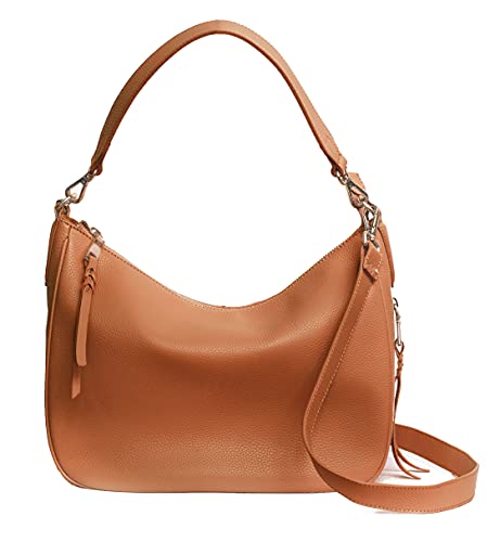 Meliae Camera Bag for Women, DSLR Mirrorless Camera Purse, Leather Shoulder Crossbody Hobo Travel Tote - color: Brown