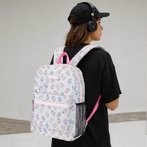 AEROPOSTALE Fieldtrip Backpack for Girls - Womens Bag for Everyday Use, Daypack for Travel - Boba Party - color: Lilac Boba