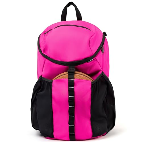 Athletico Basketball Bag - Large Basketball Backpack for Men & Women - Volleyball & Soccer - color: Pink