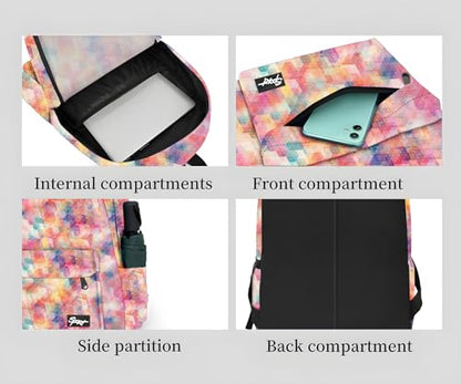 simple portable backpack, student backpack, outdoor leisure bag, computer bag (52cge) - color: 52cge