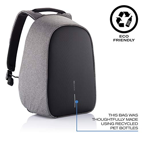 XDDesign HERO Small Anti-Theft Laptop Backpack 10.5L with 13.3" Laptop /12.9" Tablet Compartment | Slash-Resistant | Eco Friendly | Waterproof | Anti-shocked Travel Backpack w/USB Charging Port