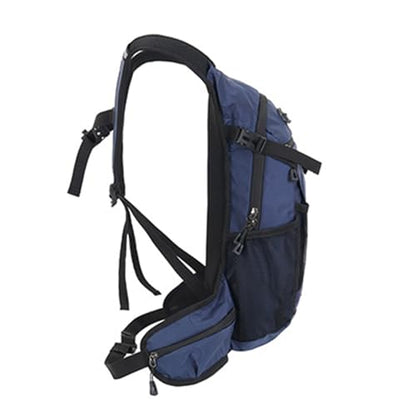 Keenso Outdoor Hiking Backpack Breathable Water Bladder Backpack 47x59x12cm Versatile Storage Multi Activity Hydration Pack for Camping Hiking Riding Adults - color: Dark Blue