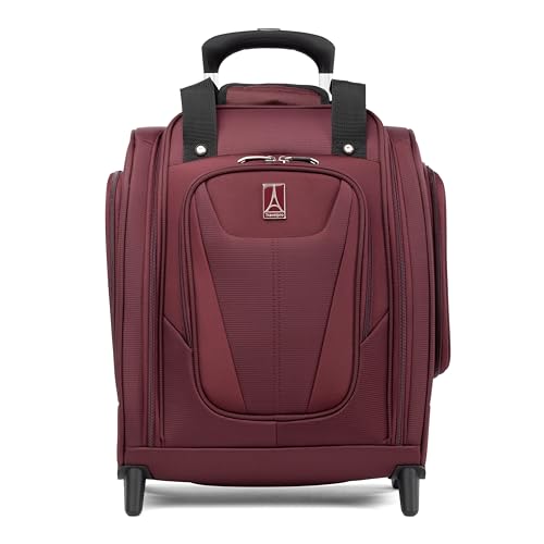 Travelpro Luggage Maxlite 5 Softside Lightweight Rolling Underseat Compact Carry on Upright 2 Wheel Bag, Men and Women, Burgundy, 15-Inch - color: Burgundy