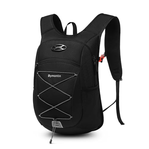 Ultra-Light Soft Daypack 15L/20L, Cushioned Breathable Back Panel Backpack, Lightweight Packable Travel Backpack (Black, 20L) - color: Black, size: 20L