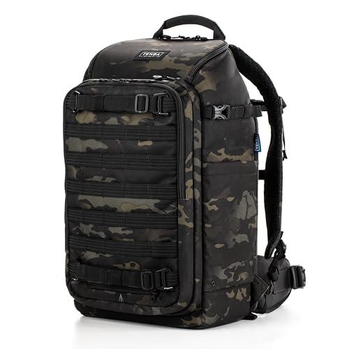 Tenba Axis v2 24L Camera Backpack for DSLR and Mirrorless cameras and lenses plus a 16-inch laptop – MutiCam Black (637-757) - color: Multicam Black, size: 24L Backpack v2