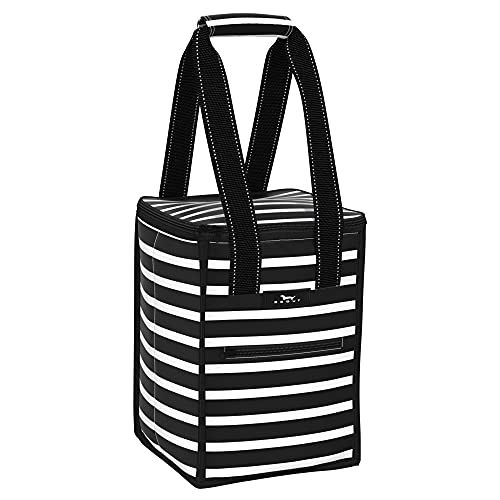 SCOUT Pleasure Chest - Soft, Lightweight, Insulated Cooler, Fits 5 Wine Bottles, Cooler for Beach, Pool, Boat, and Picnics - color: Fleetwood Black